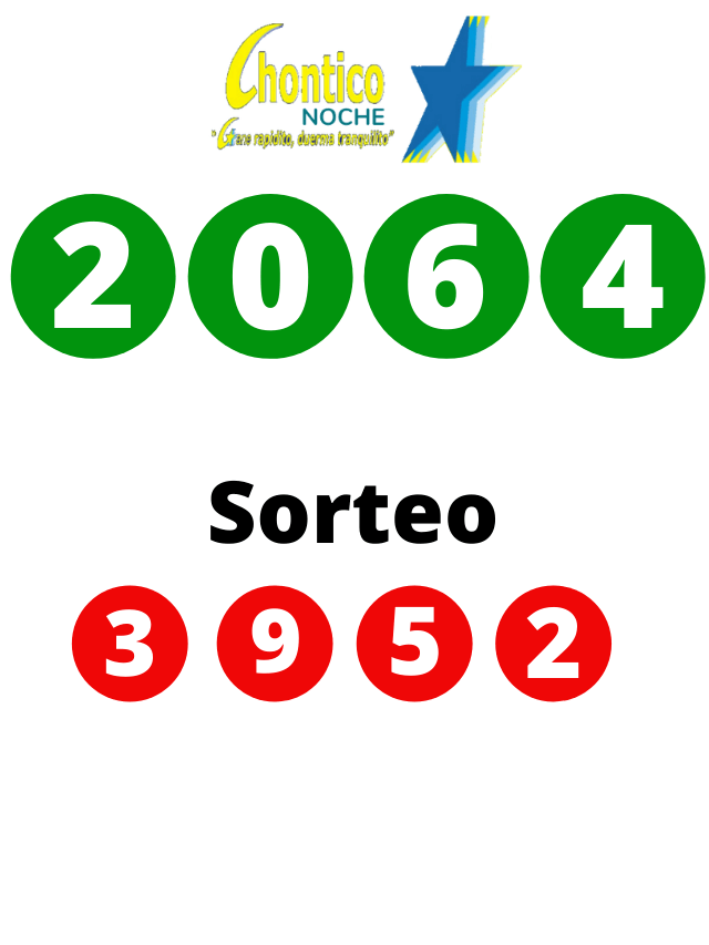 RESULTADO CHONTICO NOCHE DEL 03 DE SEPTIEMBRE DEL 2021 SORTEO 3952