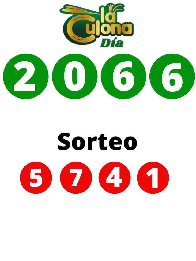 RESULTADO LA CULONA DÍA DEL 01 DE SEPTIEMBRE DE 2021 SORTEO 5741