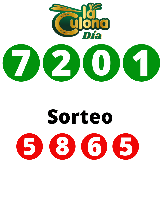 RESULTADO LA CULONA DÍA DEL MIERCOLES 05 DE ENERO DE 2022 SORTEO 5865